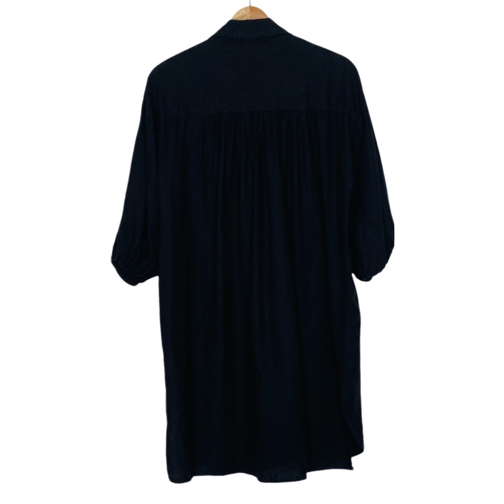 Young Fabulous & Broke Dina Dress Black Shirt Dress Size XS Lyocell - Picture 6 of 15
